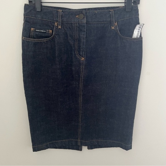 Vintage Dolce & Gabbana Jean Skirt - Picture 1 of 6